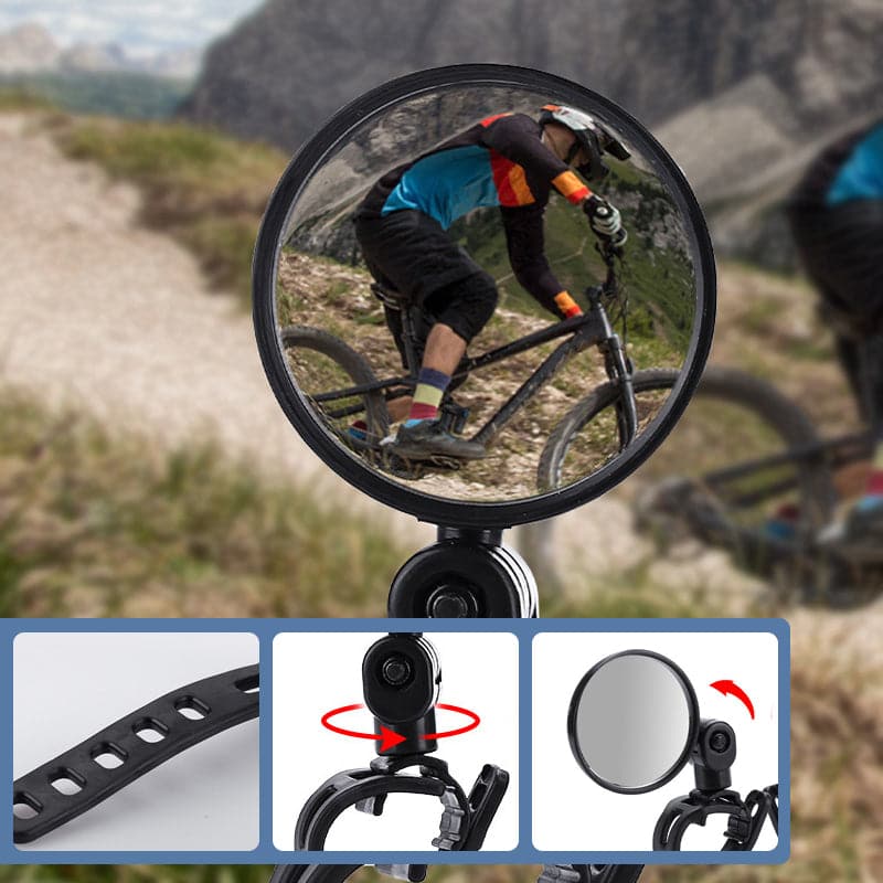 Safe 360° Rearview Mirror for Cyclists🚲