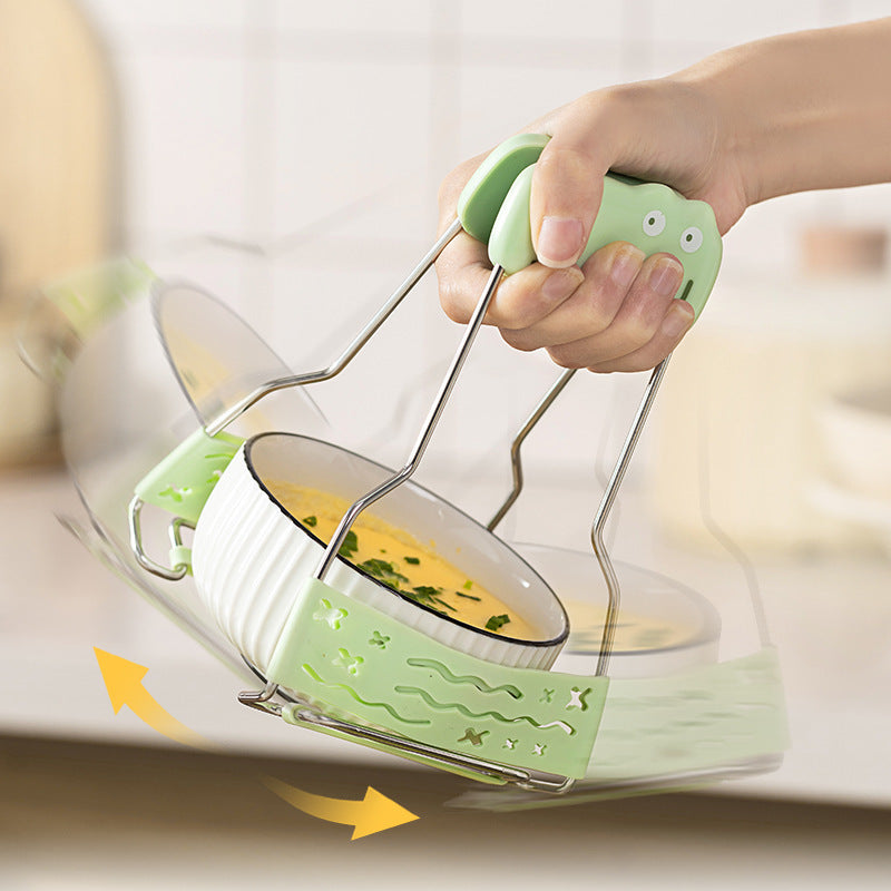🔥🖐🏻Crocodile Shaped Heat-Resistant Bowl Clips