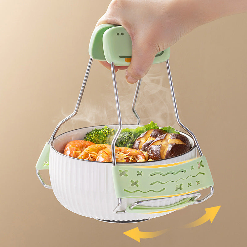 🔥🖐🏻Crocodile Shaped Heat-Resistant Bowl Clips