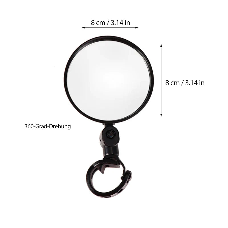 Safe 360° Rearview Mirror for Cyclists🚲