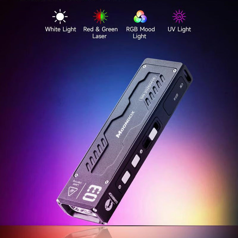 Lumintop Moonbox 3.0 Dual Laser+UV Flashlight🔦