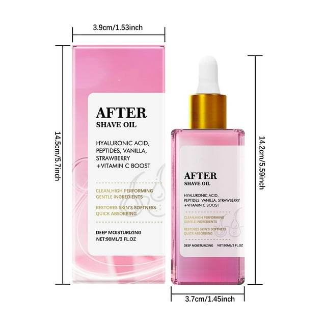 🔥Limited Time Discount-49% Off🔥🍓Strawberry After Shave Oil – Soothing, Hydrating & Gentle for Smooth Skin (90ml)🔥