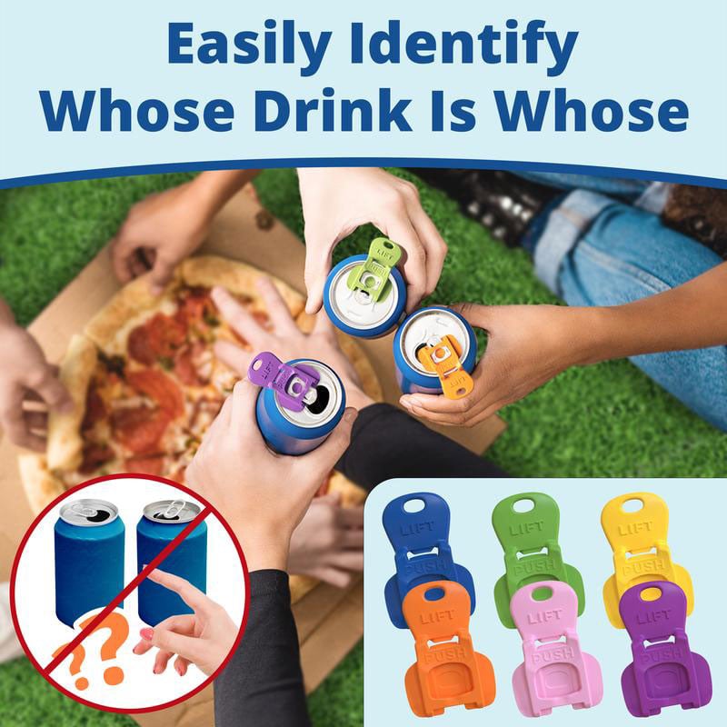 š„ 6 PCS Easy Tab Opener & Drink Protector