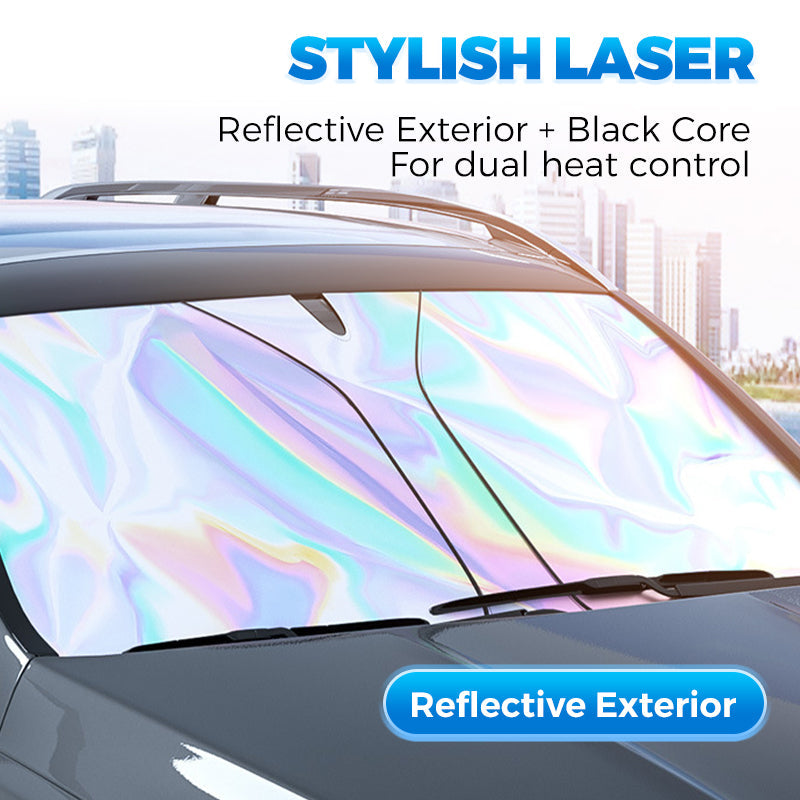 🌈 Laser Car Windshield Sunshade