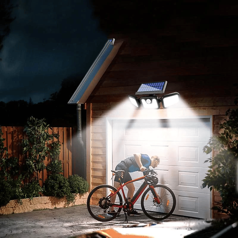 Wide-Angle Solar Motion Sensor Light