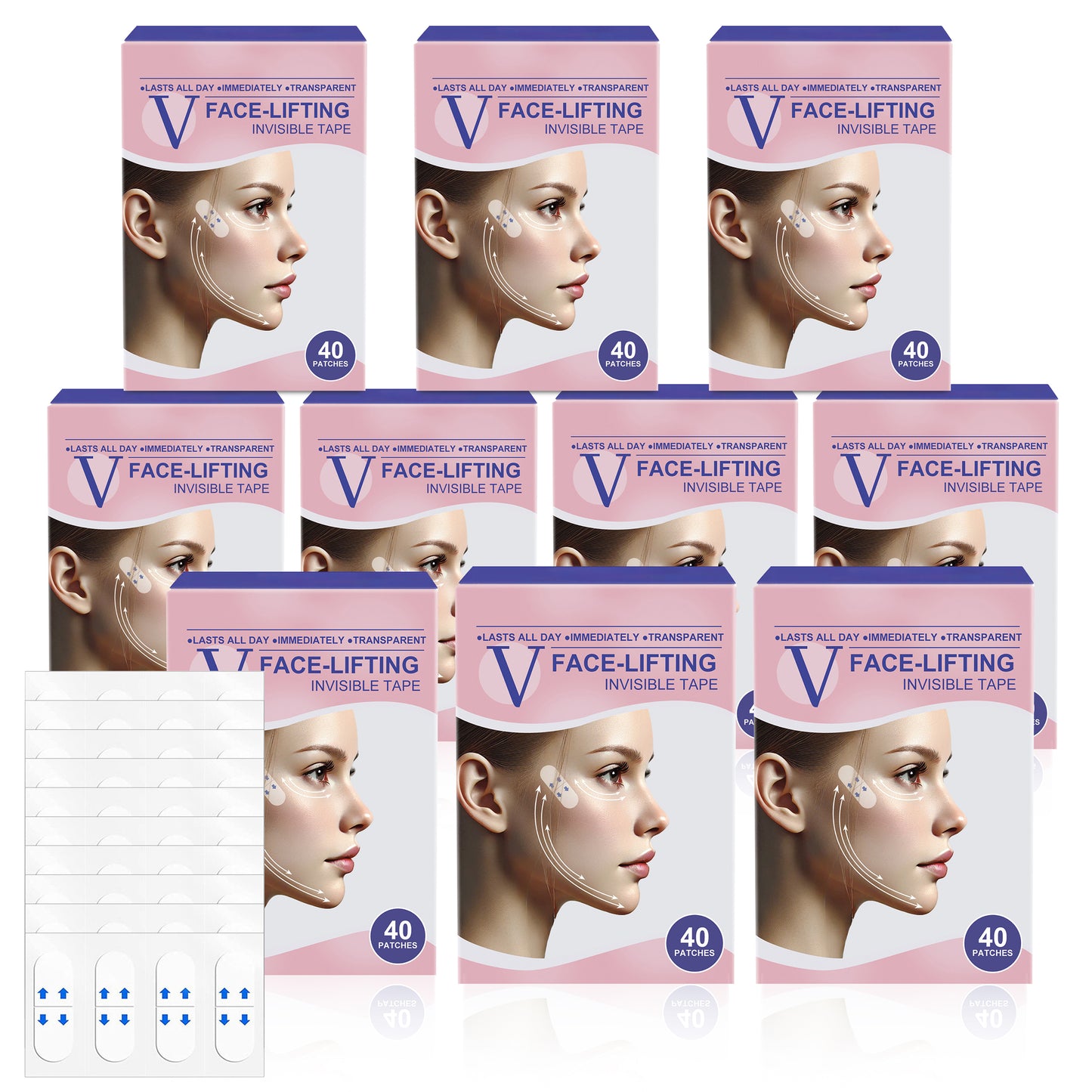V-Face Lifting Invisible Adhesive Tape