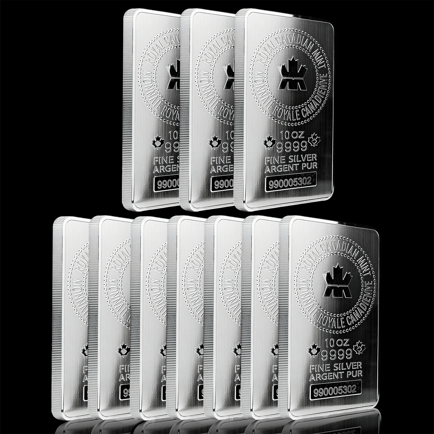 Royal Canadian Mint 10 oz Silver Bar