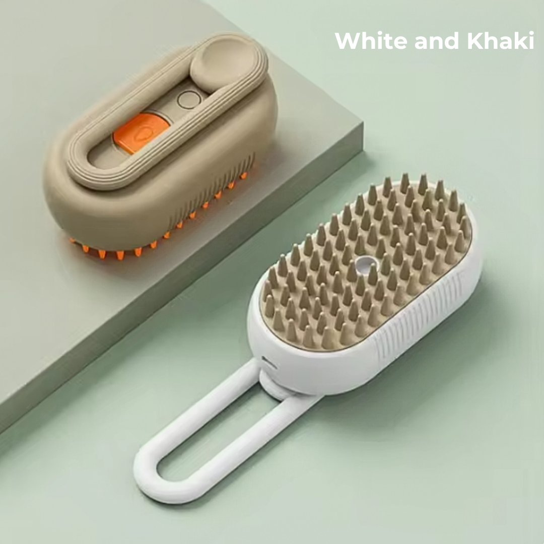 🔥🐶🐱 Cat Steam Brush–Self-Cleaning Pet Grooming Brush 🌟 with Gentle Massage & Hair Removal for Cats & Small Dogs😻