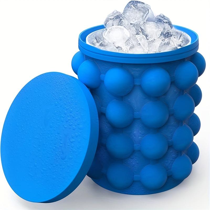 🧊🧊 Creative Plastic Ice Bucket, Ice Bucket Circular Ice Maker 🍨