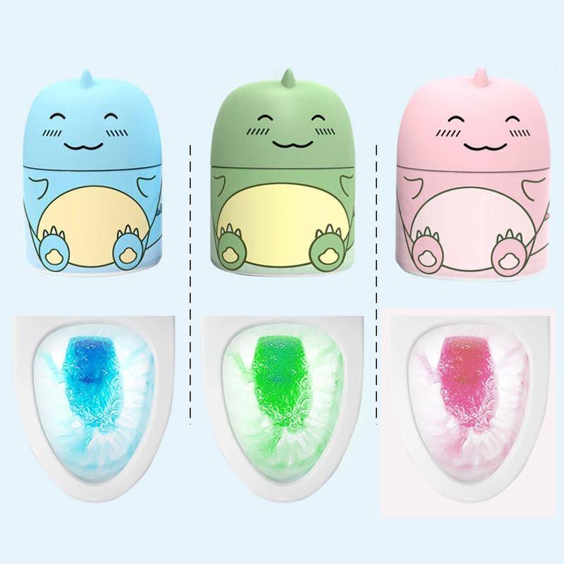 ✨🦖 Cute Dinosaur-Shaped Toilet Bowl Cleaner Bottle 🤩