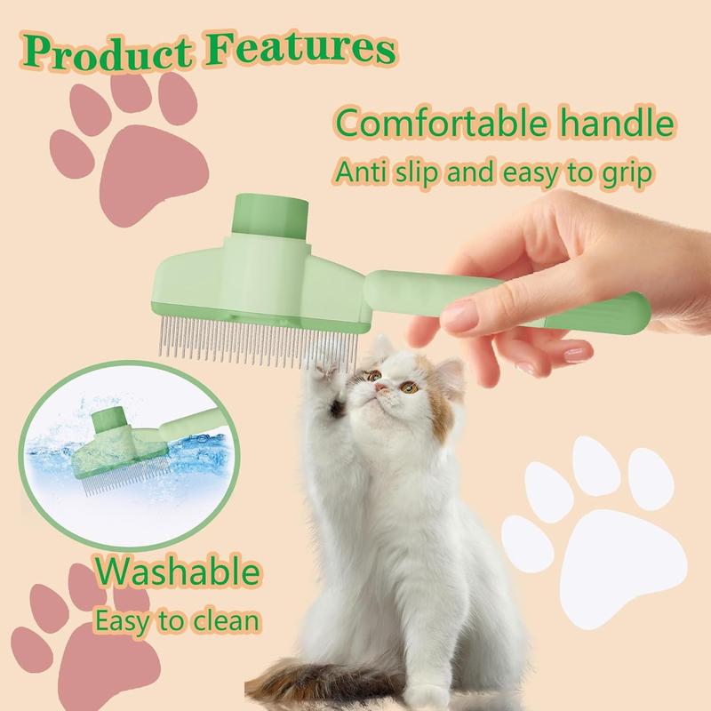 🔥 Self-cleaning Pet Flea Comb Grooming Brush