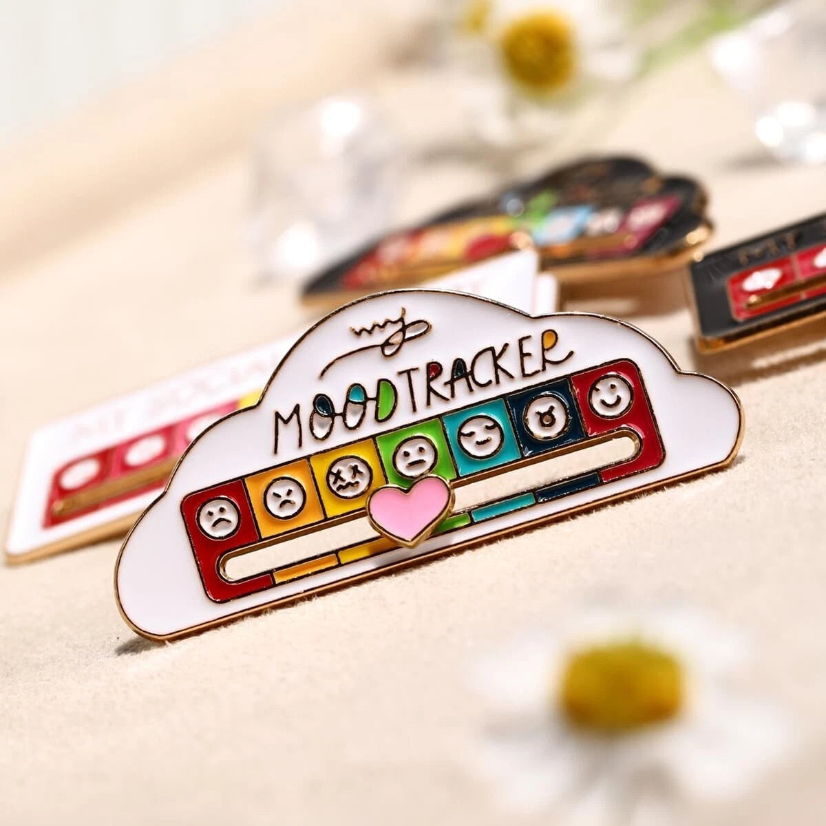 Interactive Mood Pins😊