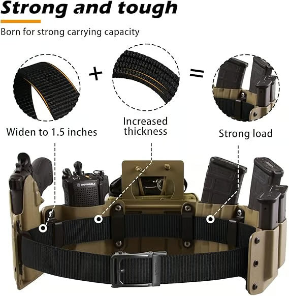 🔥EDC Nylon Ratchet Belt