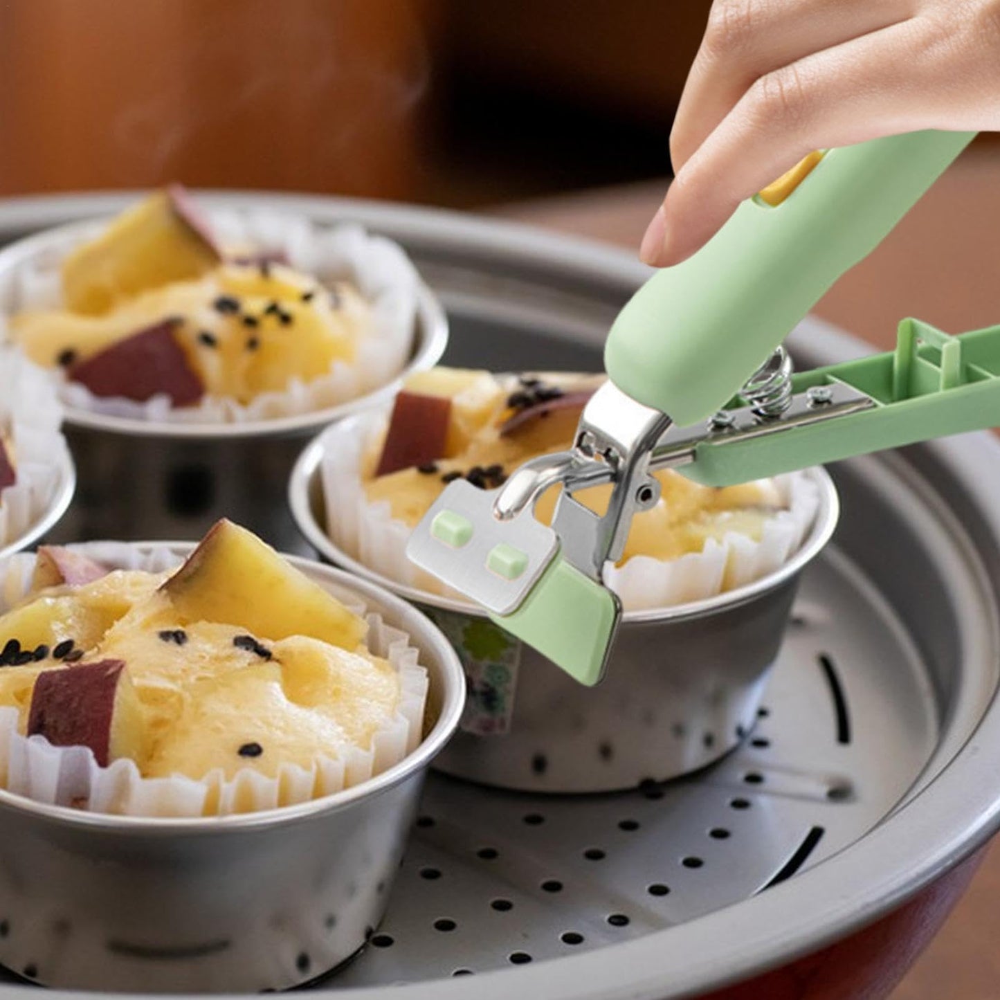 🔥🖐🏻Crocodile Shaped Heat-Resistant Bowl Clips