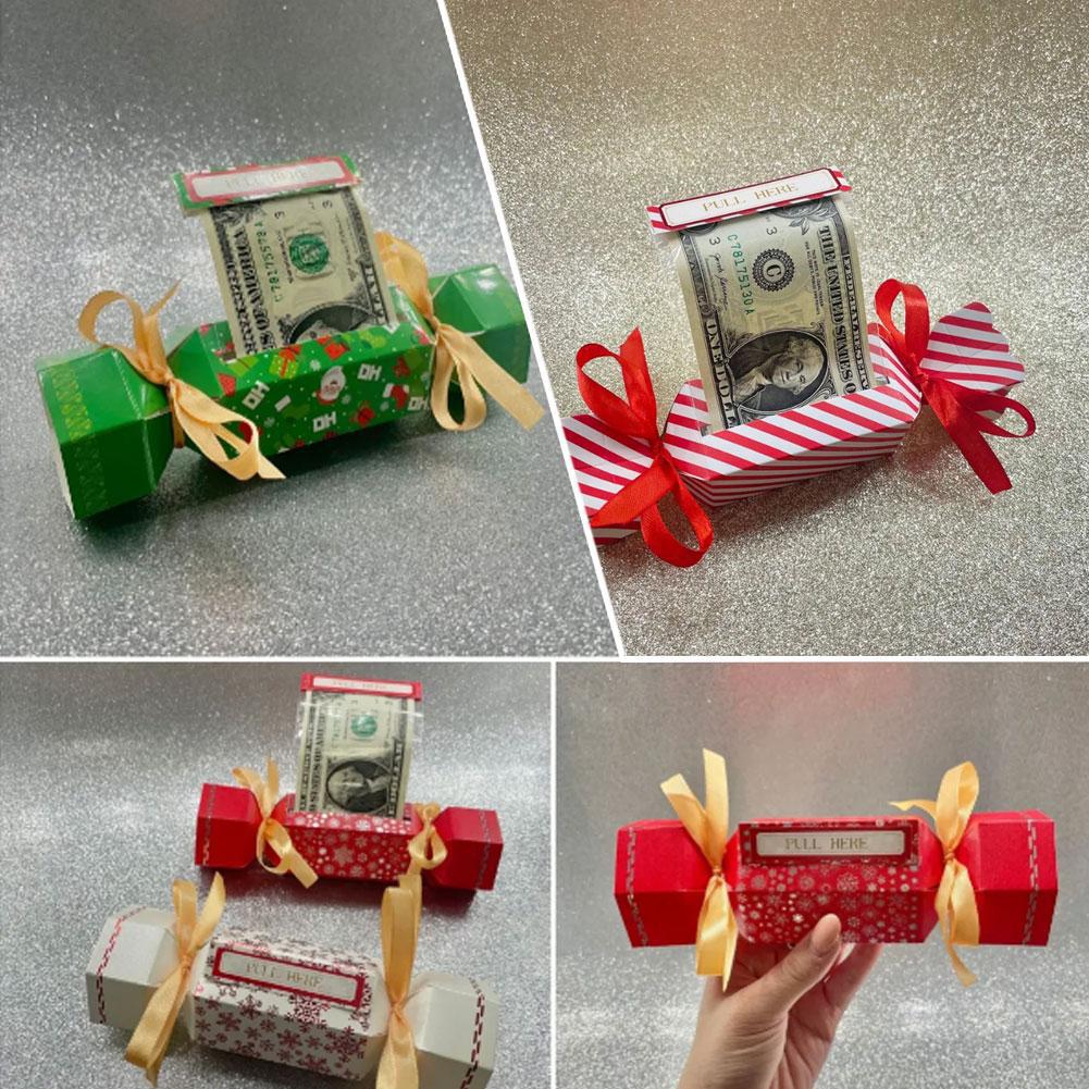 2PCS New Christmas Surprise Money Pull Pouch