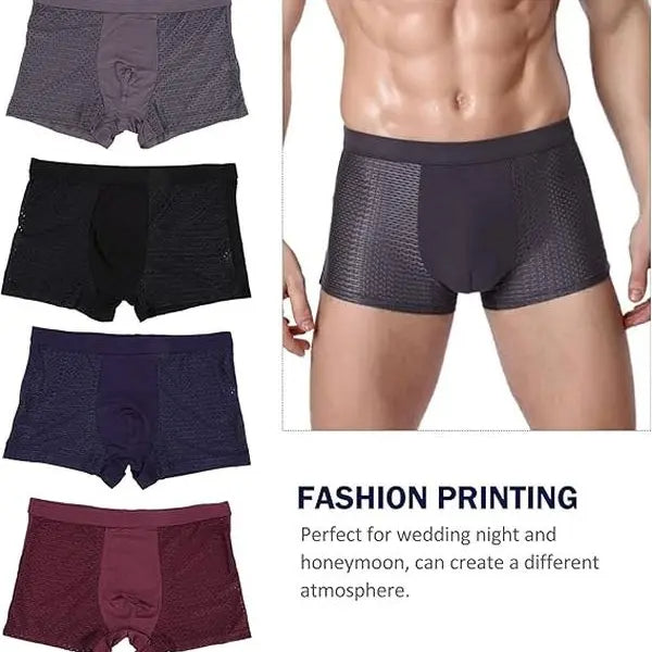 🔥Buy 2 Get 1 Free✨BAMBOO FIBRE BOXER SHORTS - FOR ALL-DAY COMFORT