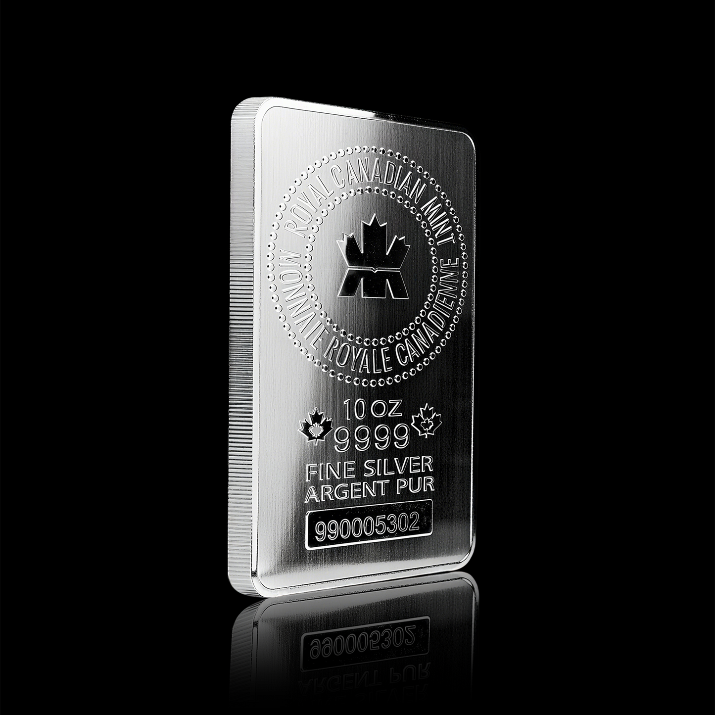 Royal Canadian Mint 10 oz Silver Bar