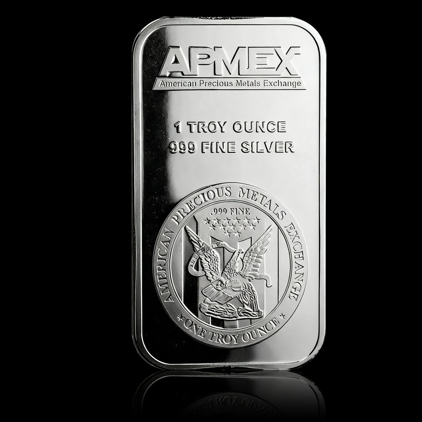 1 oz Silver Bar - 999 Fine Pure APMEX