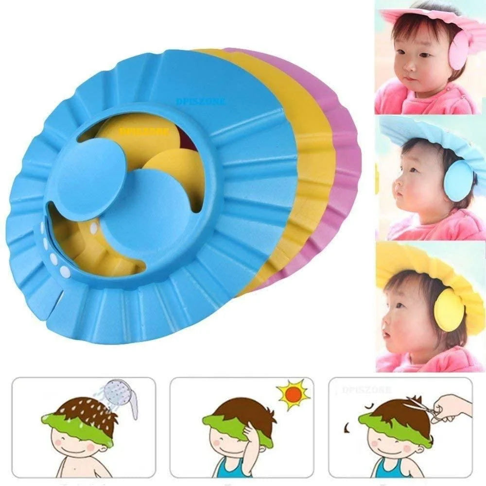 👶Baby Adjustable Safe Bathing Shower Cap 🛀