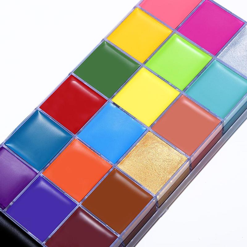 Face and Body Oil Paint Palette - Halloween Makeup Kit