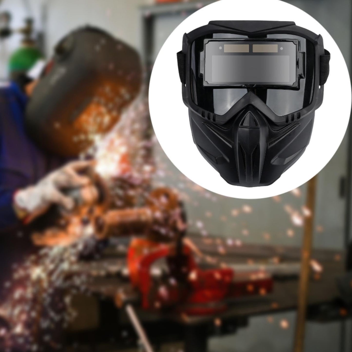 ⚡Auto-darkening Welding Helmet for Eye Safety✨