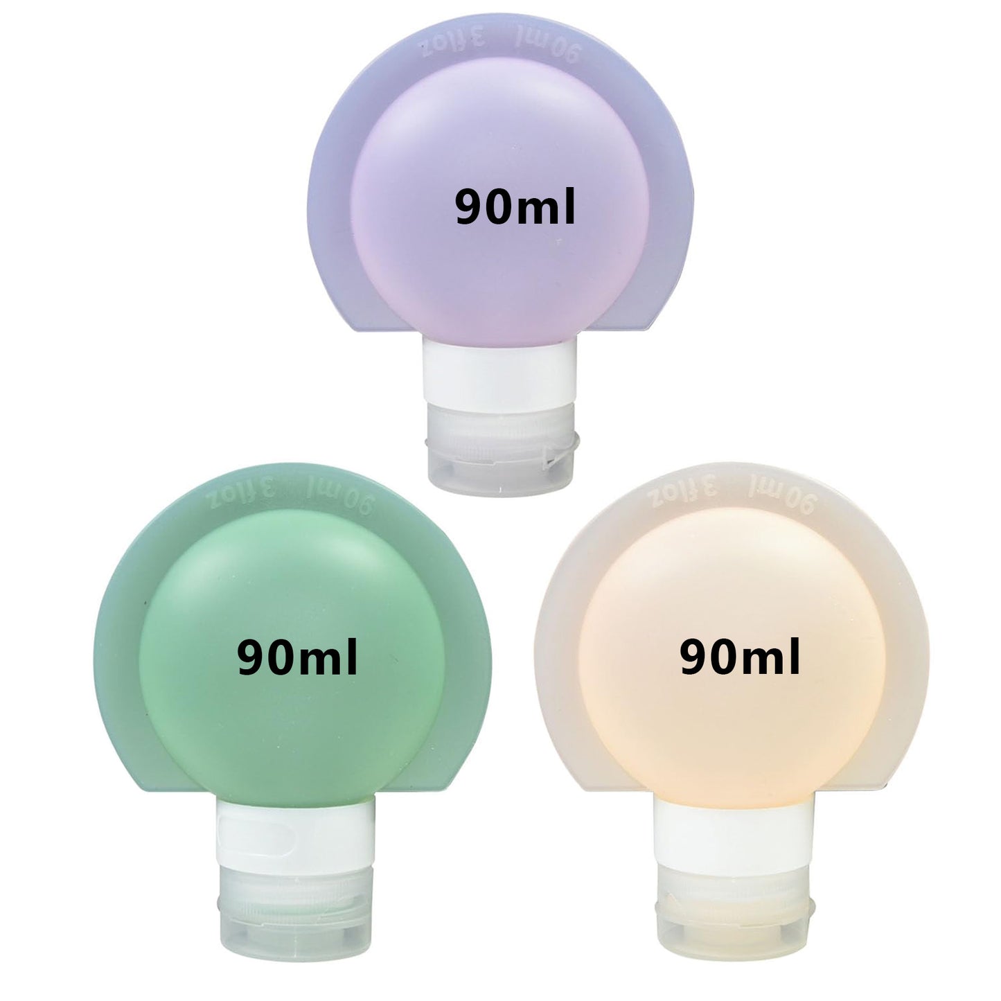 Travel Bottle Set(3PCS), 3.4 fl oz (90 ml)