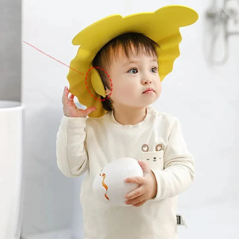 👶Baby Adjustable Safe Bathing Shower Cap 🛀