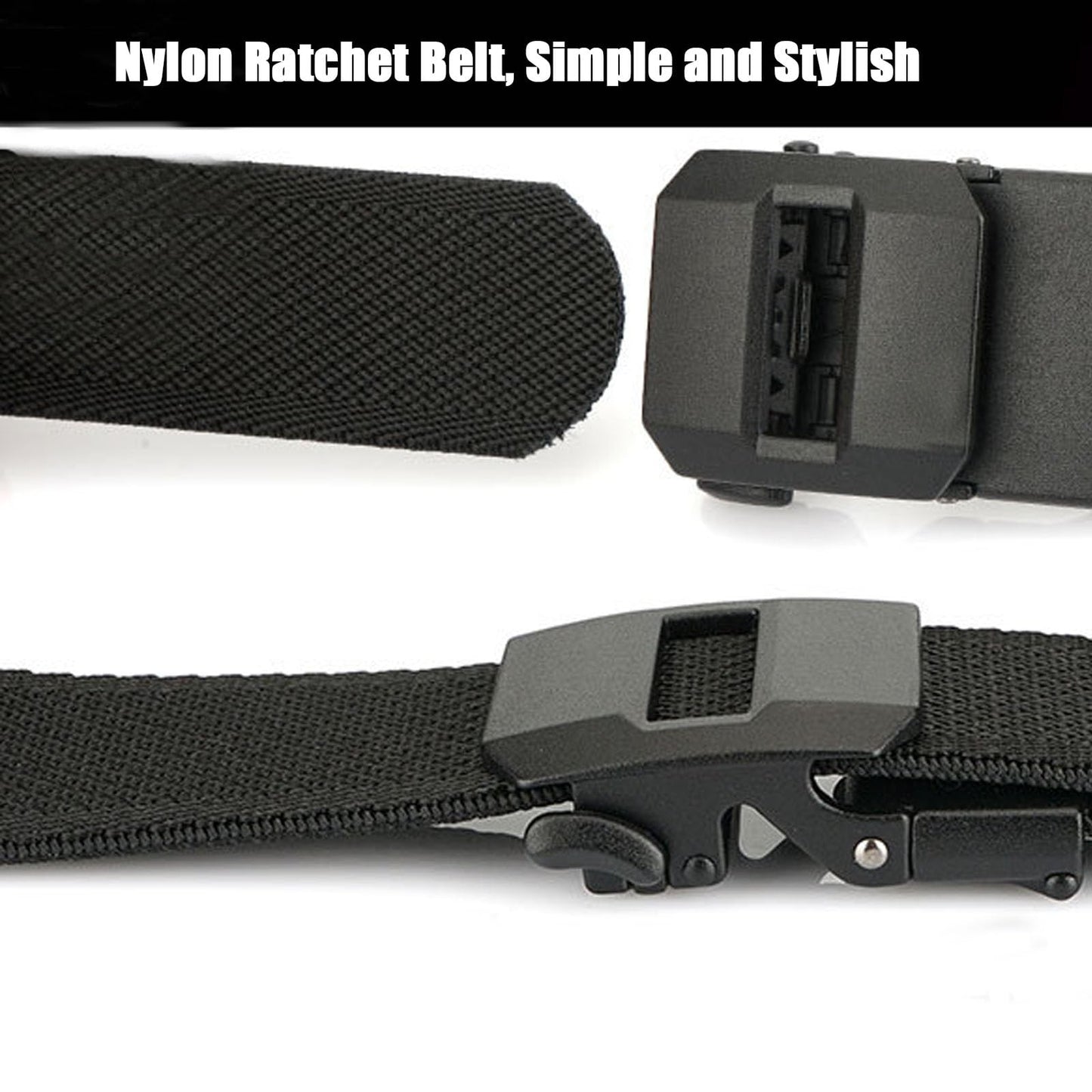 🔥EDC Nylon Ratchet Belt