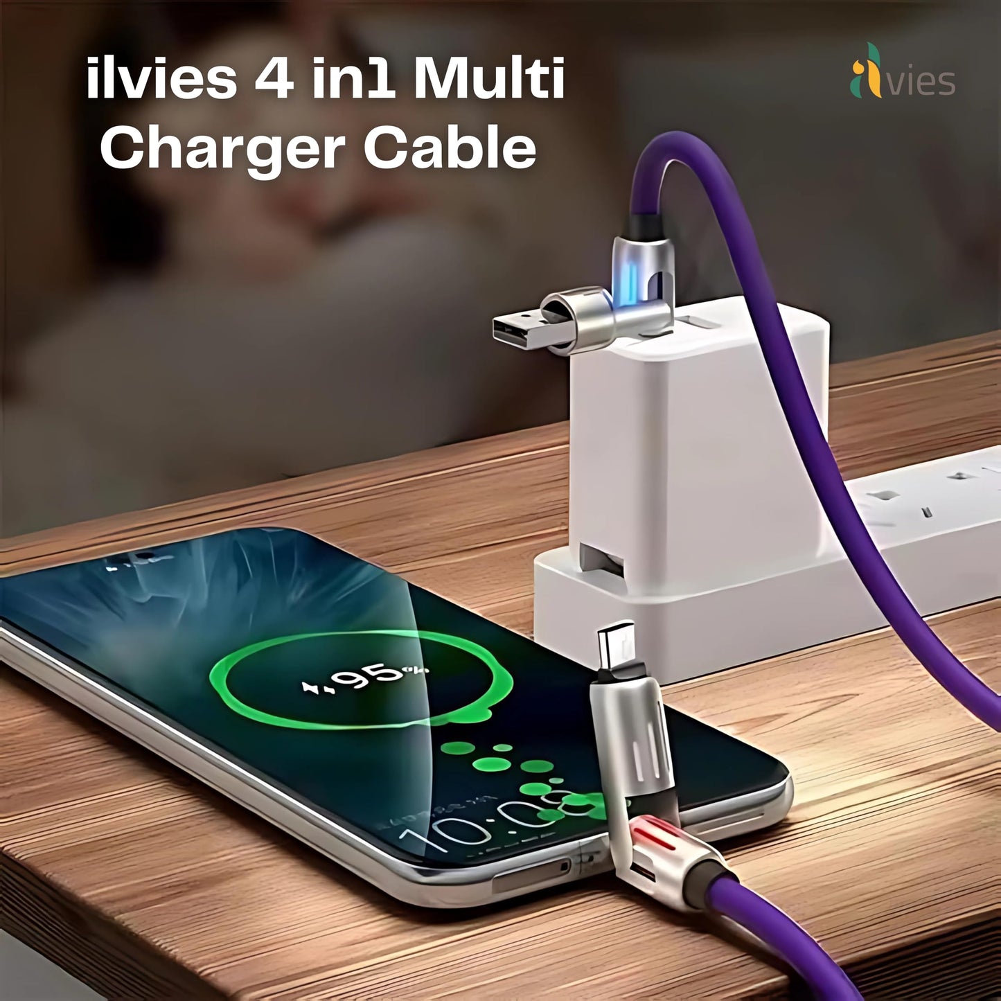 🔥4-in-1 USB Charging Cable fast charging MAX 240W