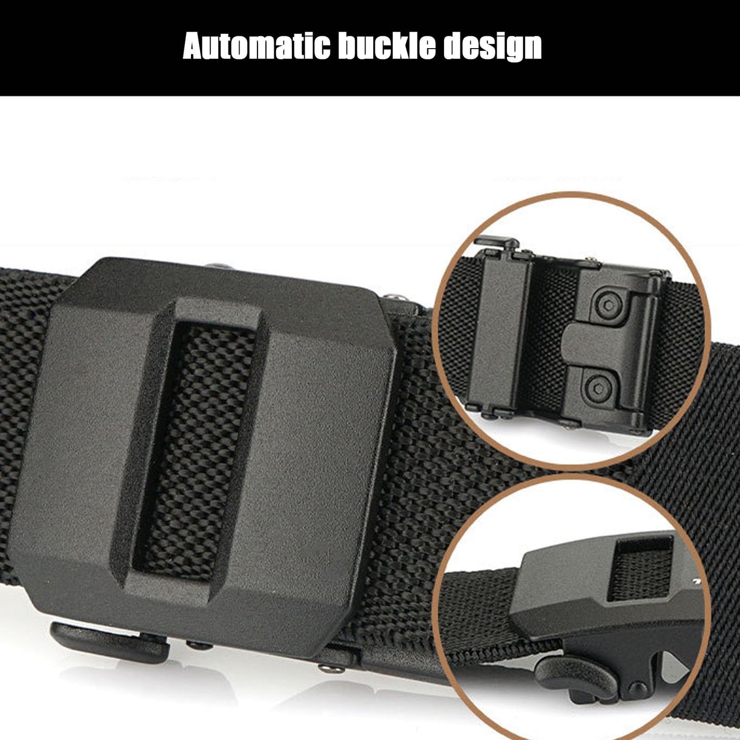 🔥EDC Nylon Ratchet Belt