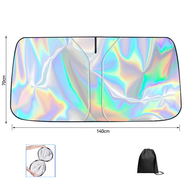 🌈 Laser Car Windshield Sunshade