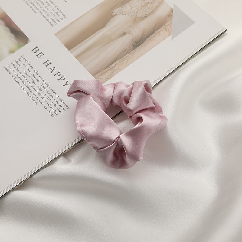 Silk Feeling Scrunchies Hairbands Hair Ties