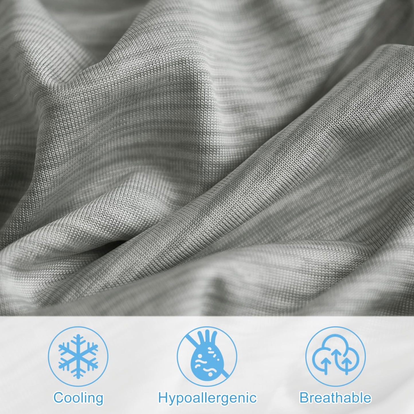 🔥LAST DAY 49% OFF - ❄️Cooling Pillow Cases for Spring Hot Sleepers Q-Max 0.5 Breathable Soft Pillowcase for Relaxation Soothing