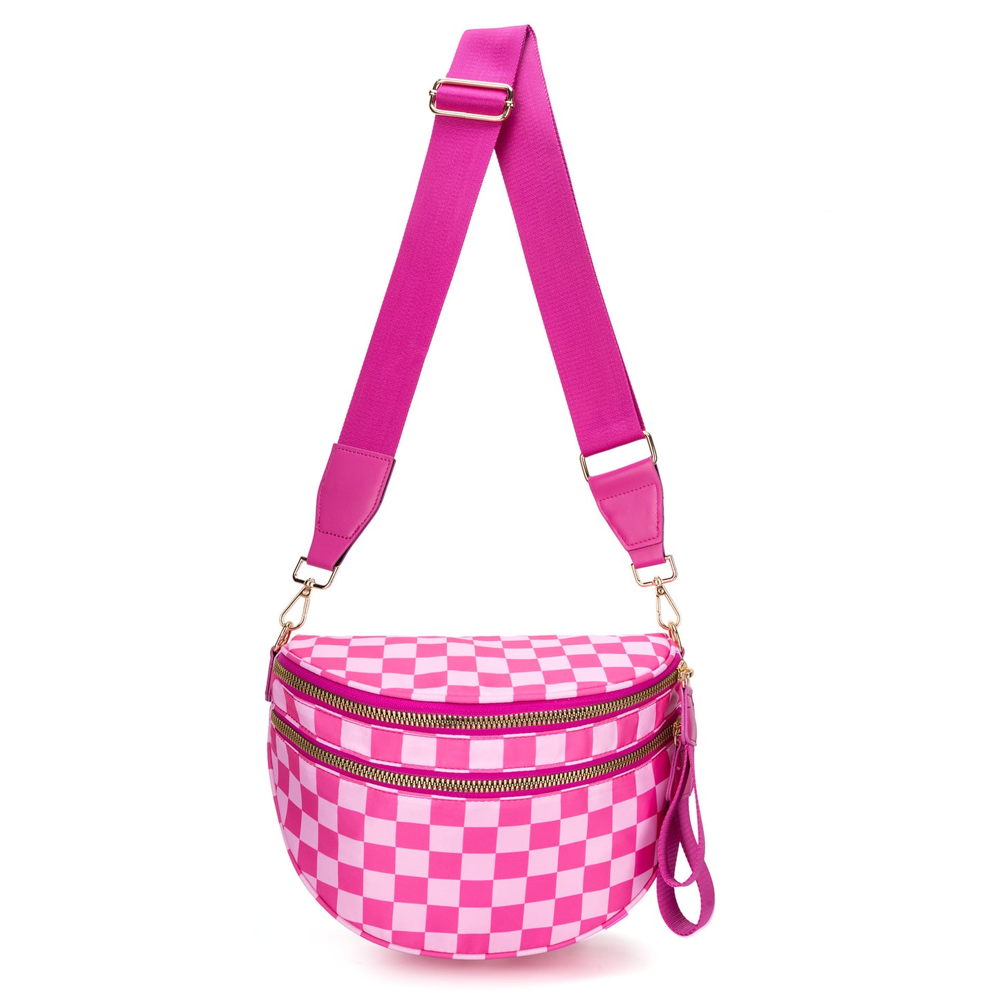 Checkered Bum Bag Crossbody