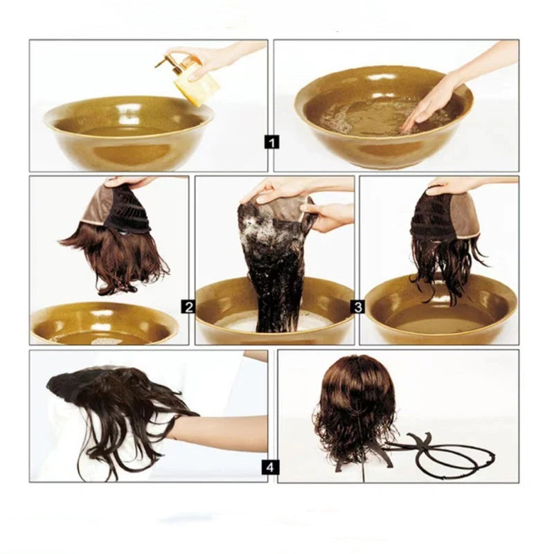 30-Inch Long Wavy Curly Hair False Ponytail