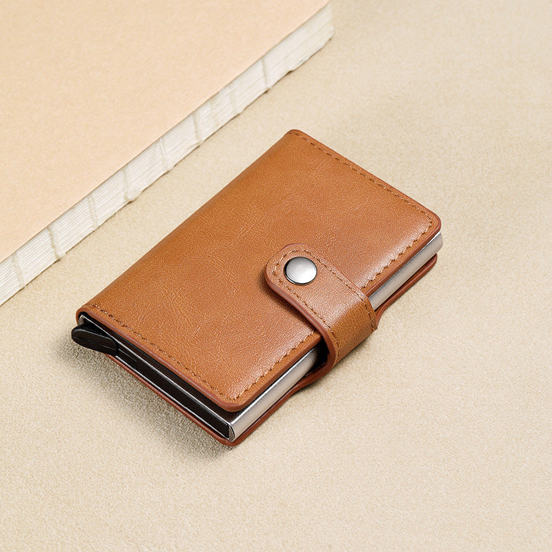 PU Leather Wallet & Pop Up Card Holder