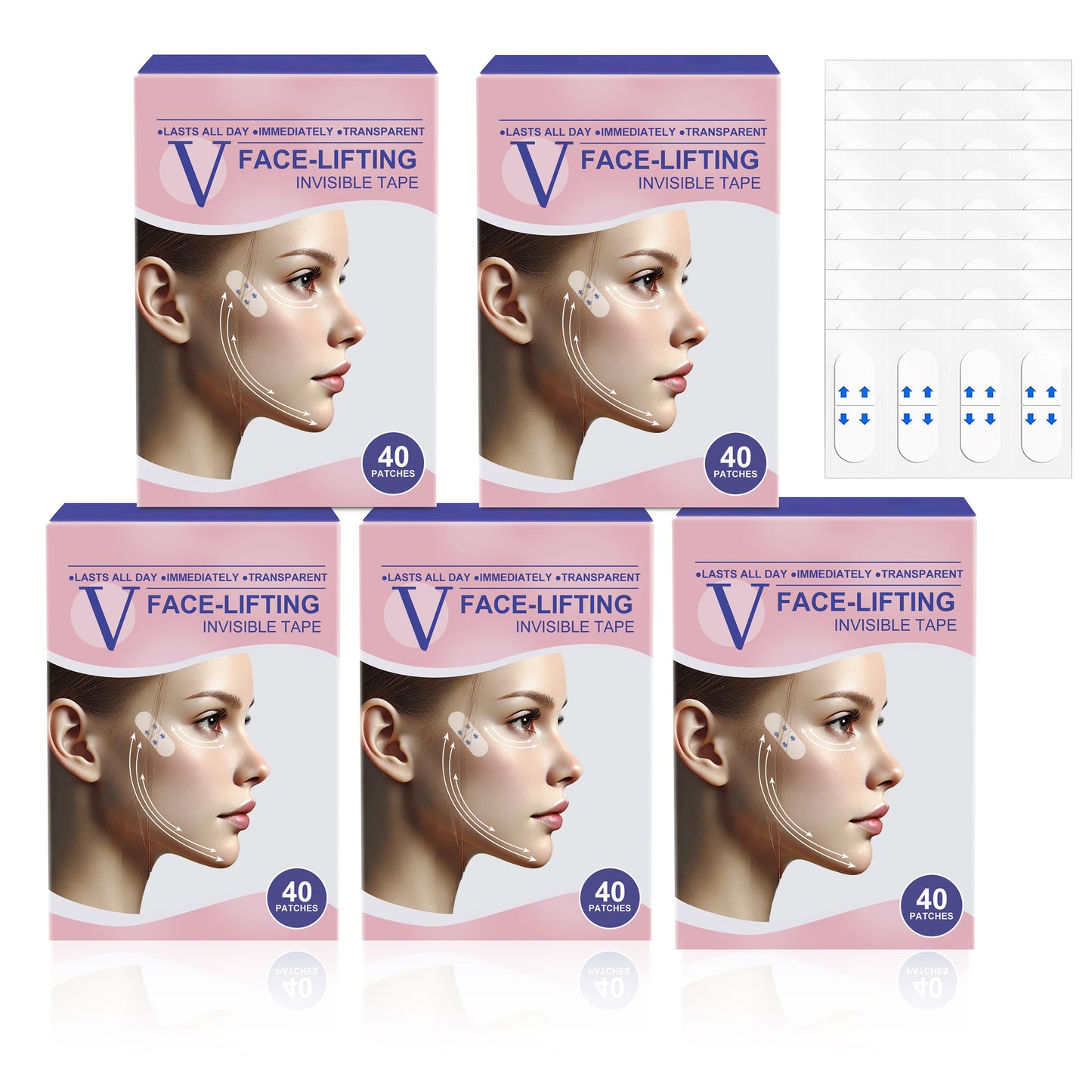 V-Face Lifting Invisible Adhesive Tape