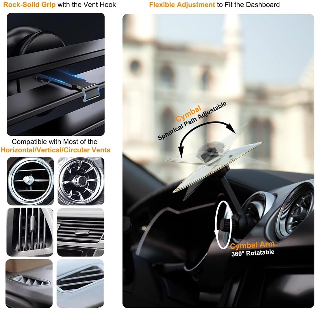 🎶 Make Your Driving More Fun 😂 - Car Crash Cymbal Air Vent 🚗