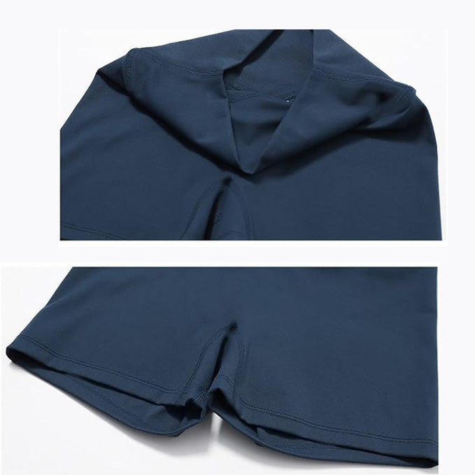 Two Pieces Women's Solid Backless Tracksuit Set