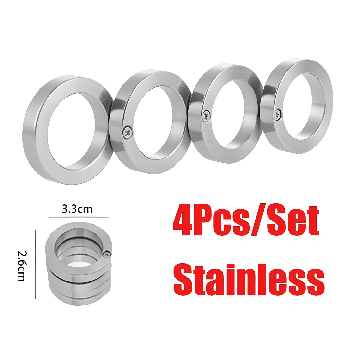 Stainless Steel Outdoor Rotatable Folding Ring