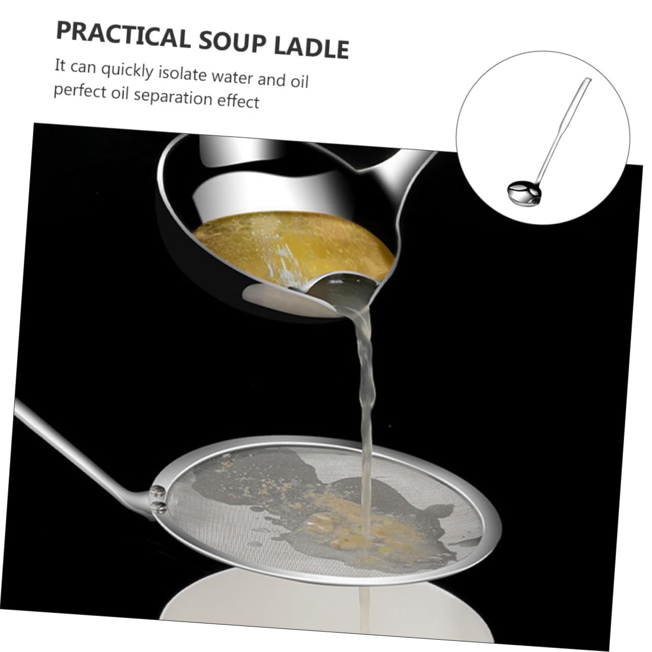 🎁Great Gifts - 49% off🎁🥄Cooking Oil Filter Spoon-Enjoy Clear Soup Without The Grease