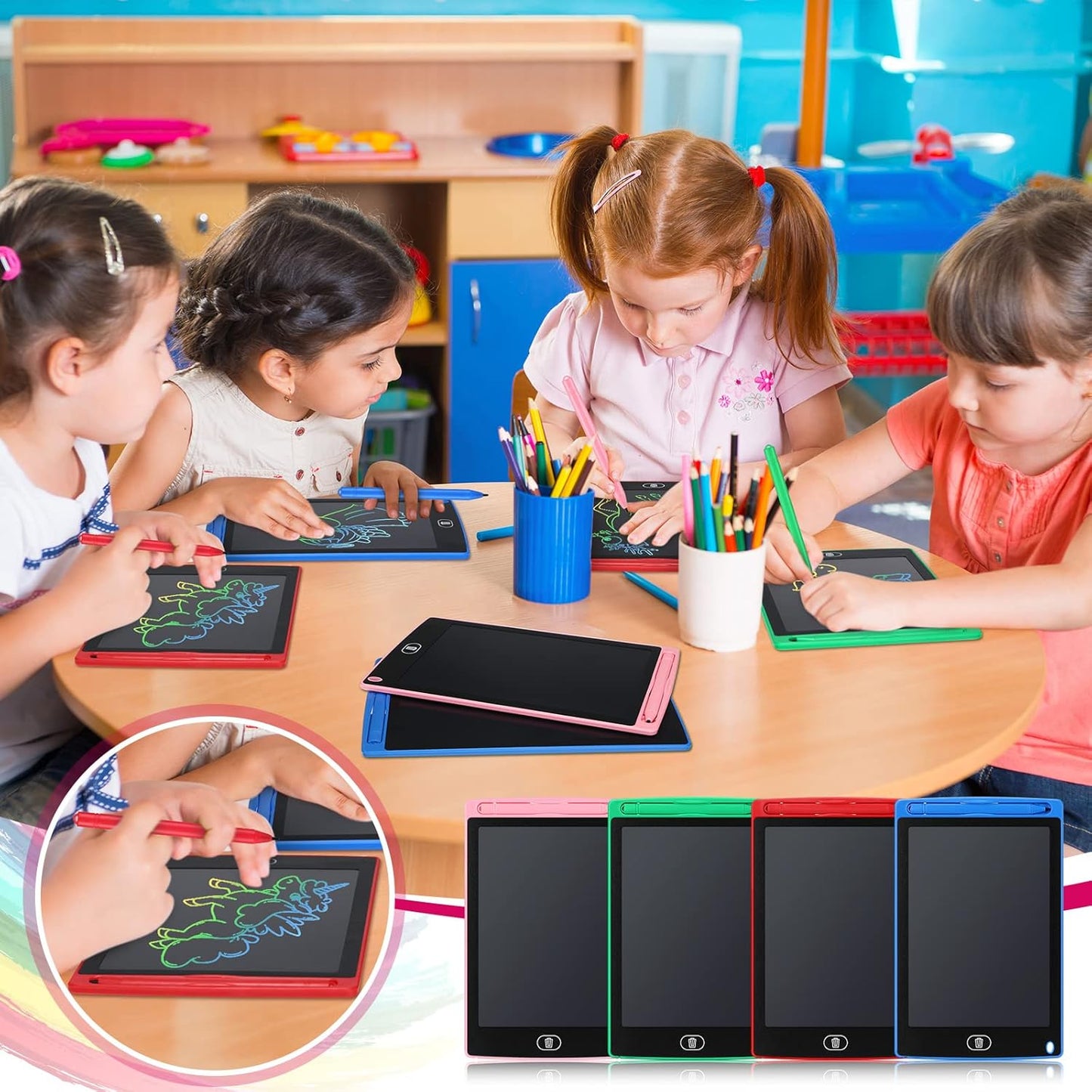 ๐ 4 PCS 8.5 Inch LCD Drawing Tablet