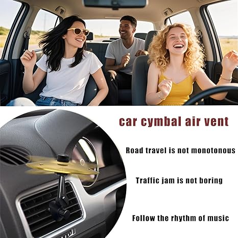 🎶 Make Your Driving More Fun 😂 - Car Crash Cymbal Air Vent 🚗