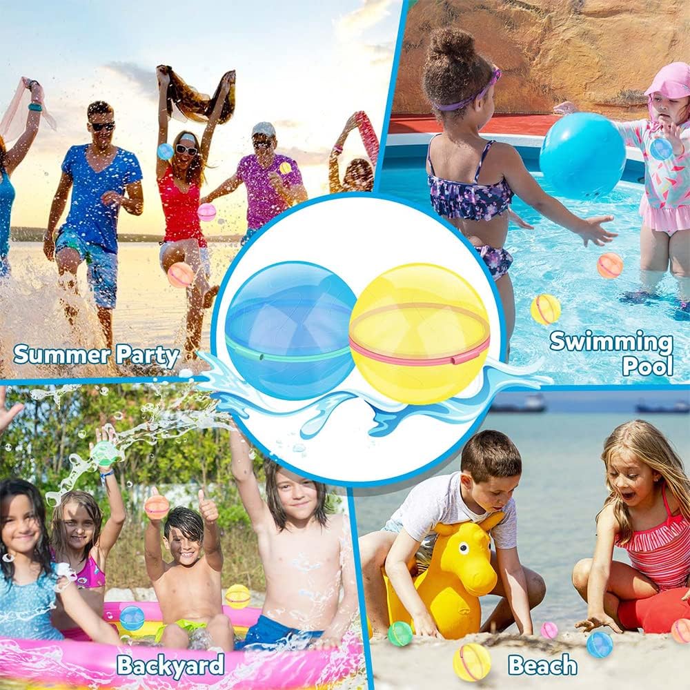 Magnetic Reusable Water Balloons 6PCS