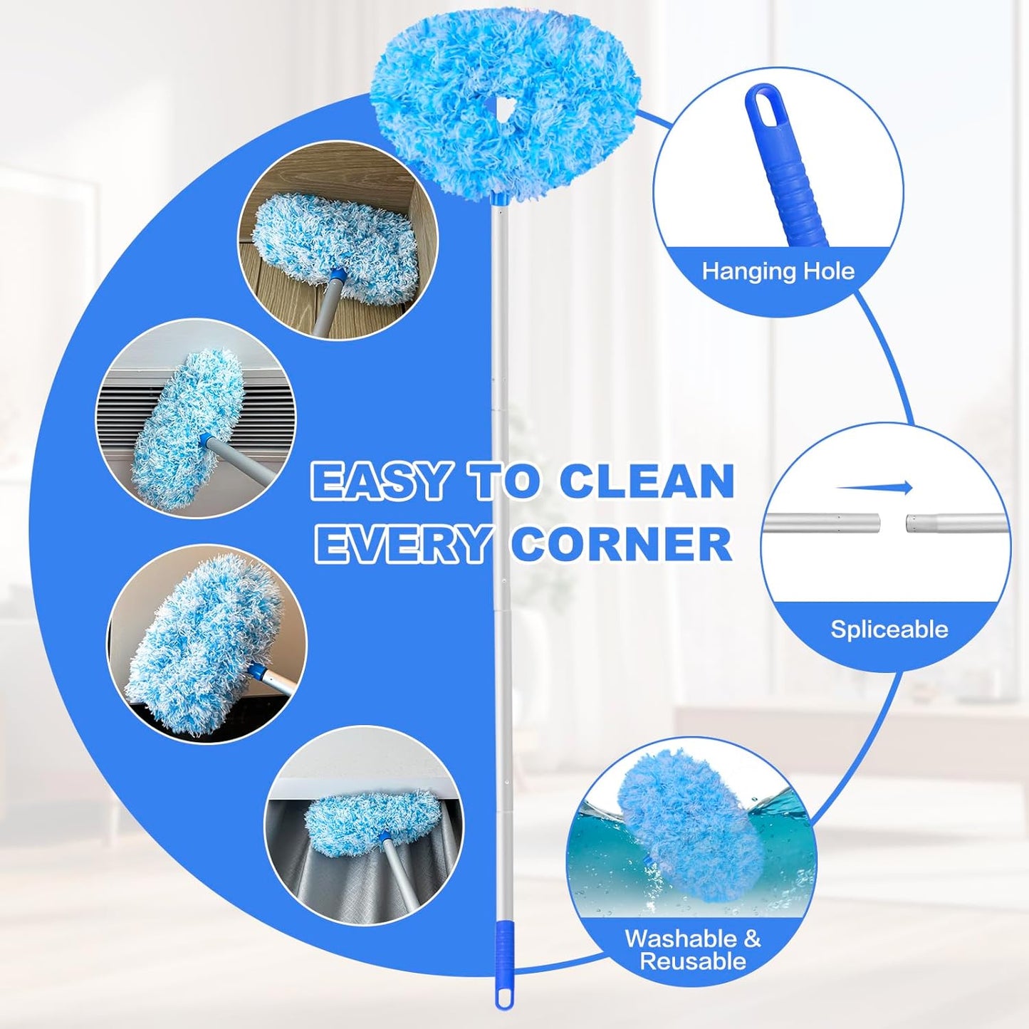 Washable Ceiling Fan Cleaner Duster