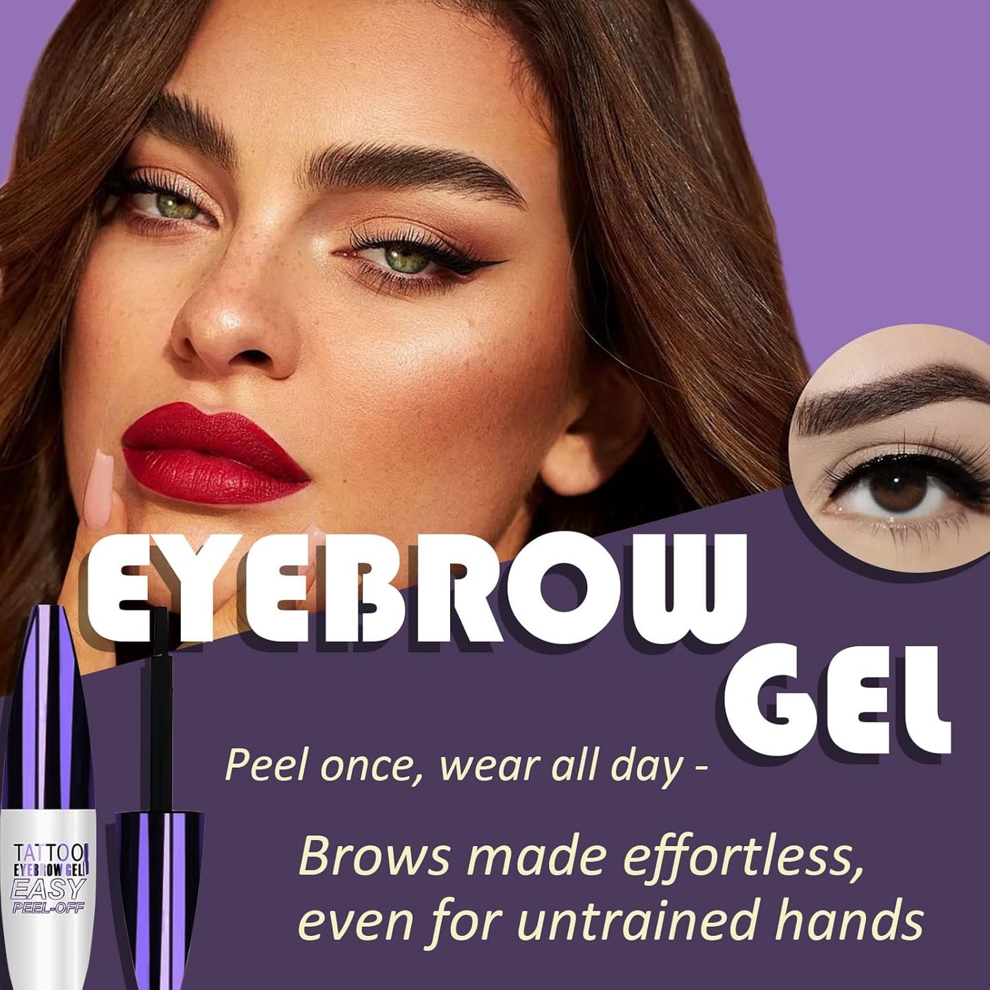 Easy Peel-Off Eyebrow Gel