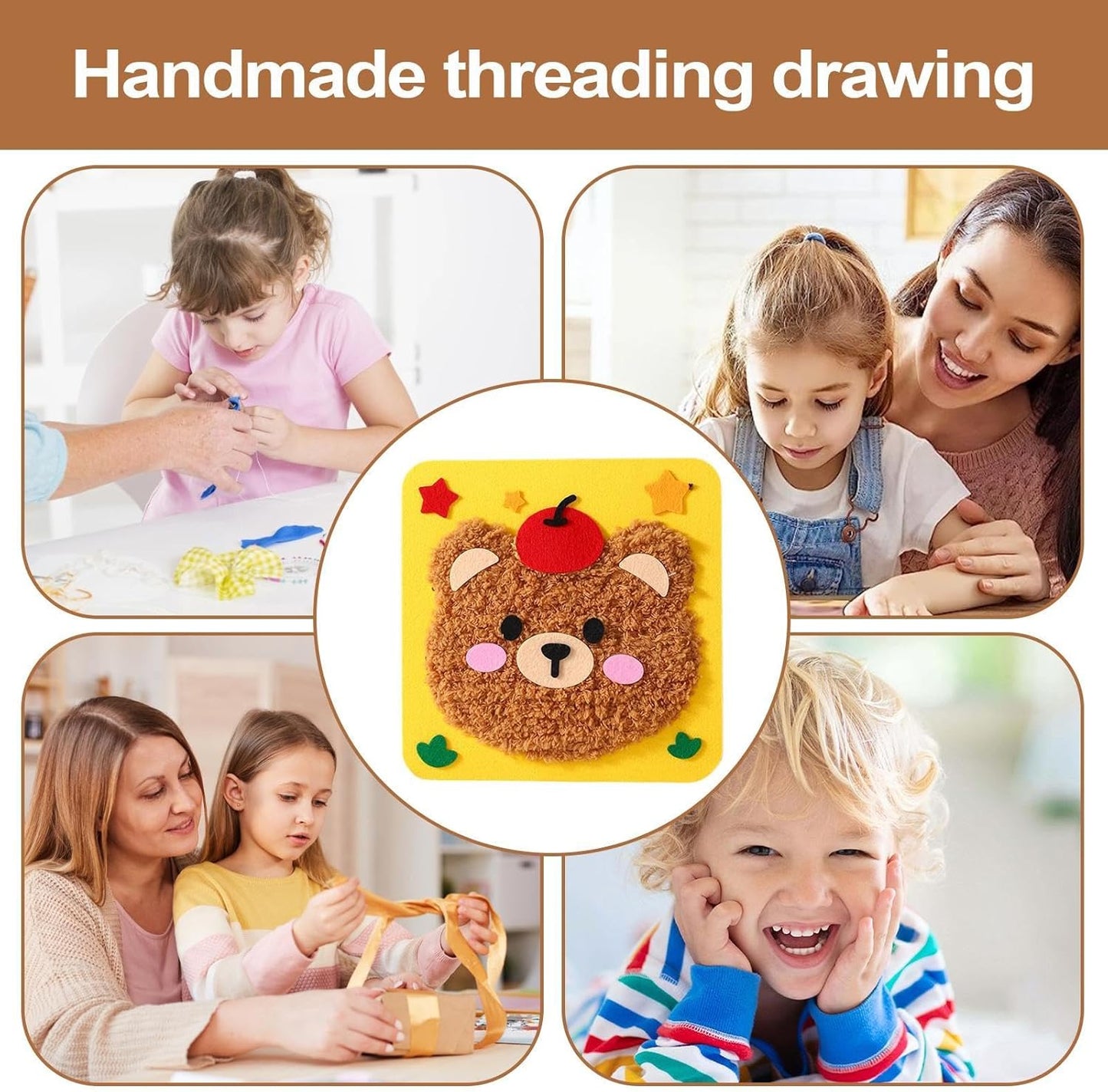 DIY Embroidery Doll Set