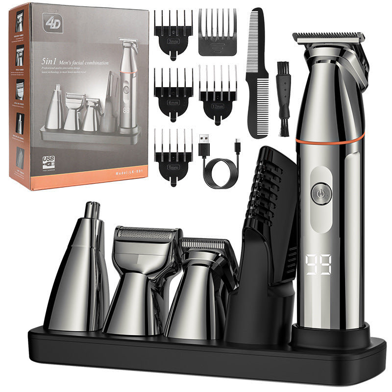 🔥💥 Full Body Trimmer 🎁✨ Electric Razor Waterproof Beard Trimming Kit with Mustache Nose Ear Body Facial 🎁