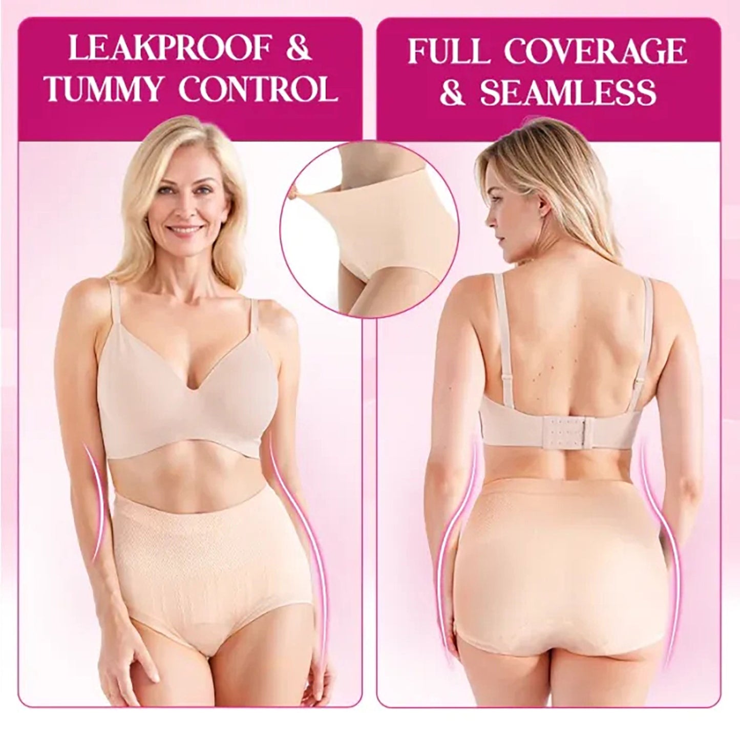 ✨BUY 1 GET 1 FREE🔥2 PCS Plus Size Panties🔥