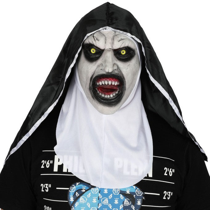Frightening Nun Costume Mask